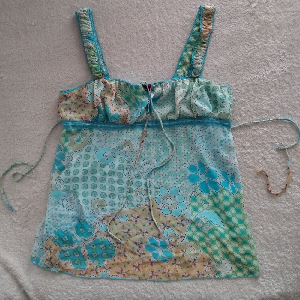 Blue Summer Top